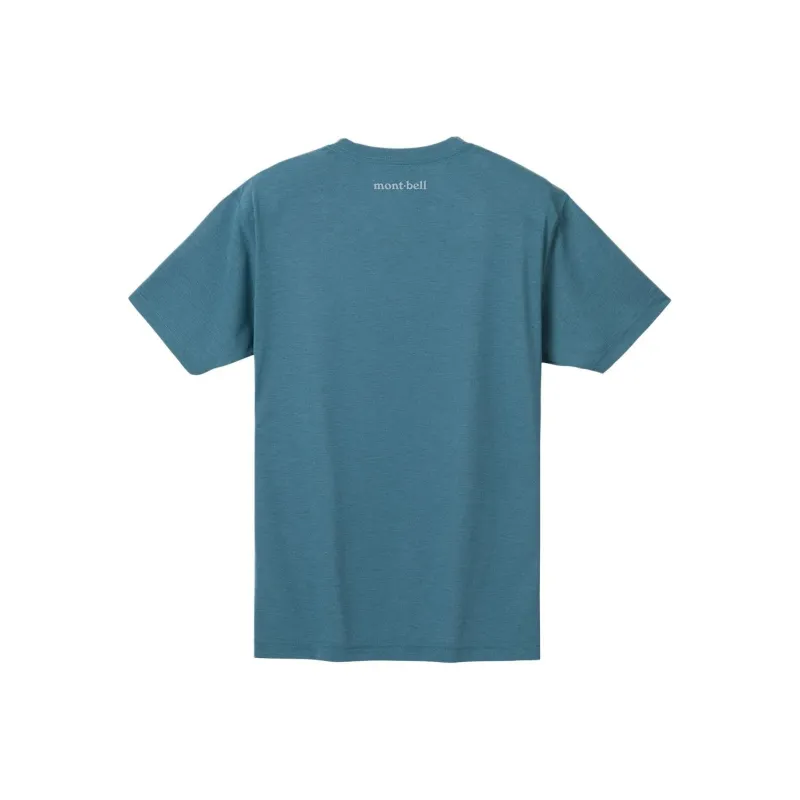 MONTBELL T Shirt Unisex Blue Green-1