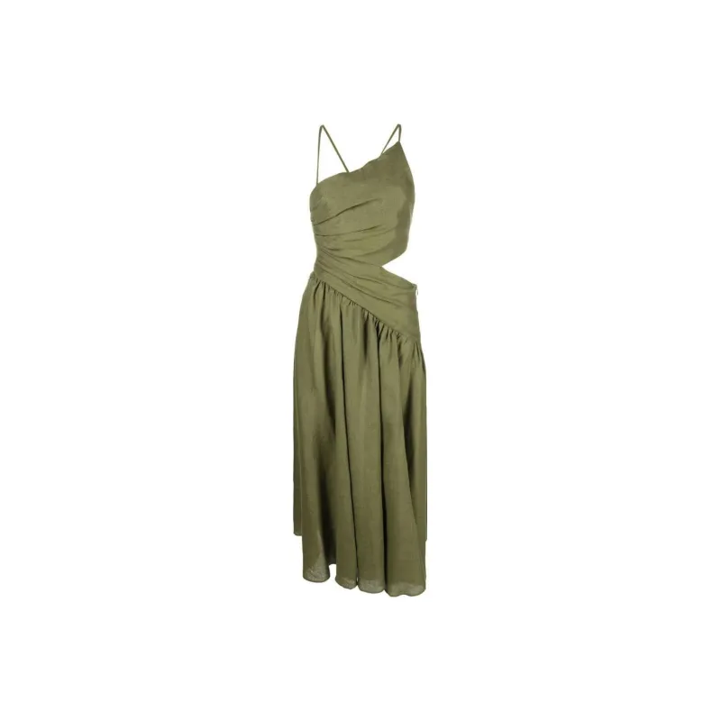 Zimmermann Sleeveless Dresses Women's Olive Green-0