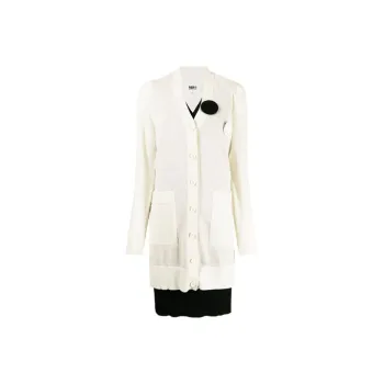MM6 Maison Margiela Long-Sleeved Dresses Women's White