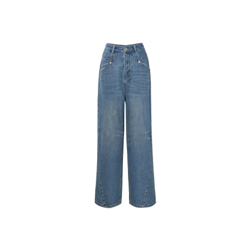 NOTAWEAR Straight Jeans Women's Auto Blue