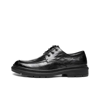 HAPPY DINO Men's Casual Shoes Men Low Top Black