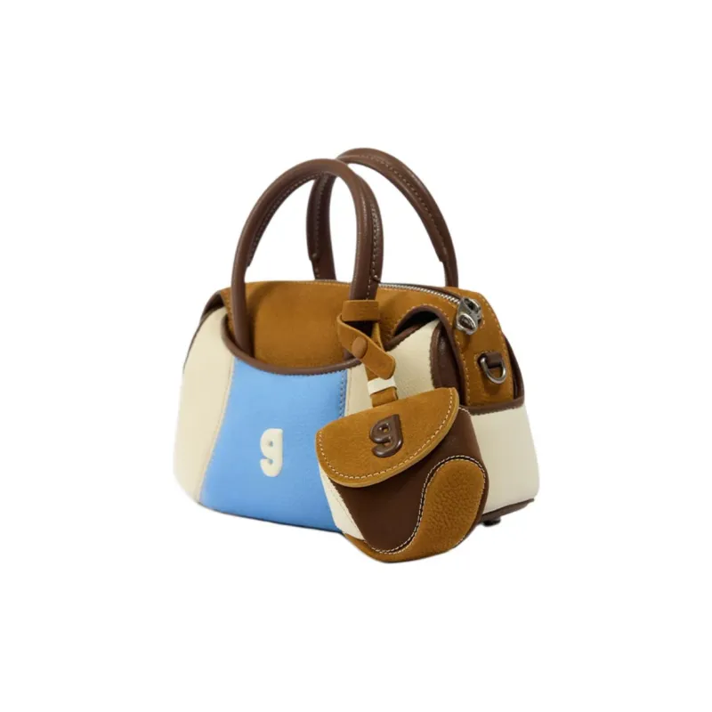 KUNOGIGI Cow Leather Handbag Regular Unisex Multicolor-9