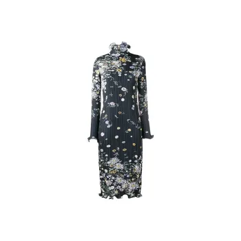 Givenchy Long-Sleeved Dresses Women's Blue