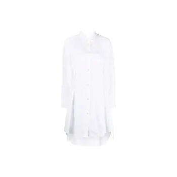 MM6 Maison Margiela Long Sleeved Dresses Women's White