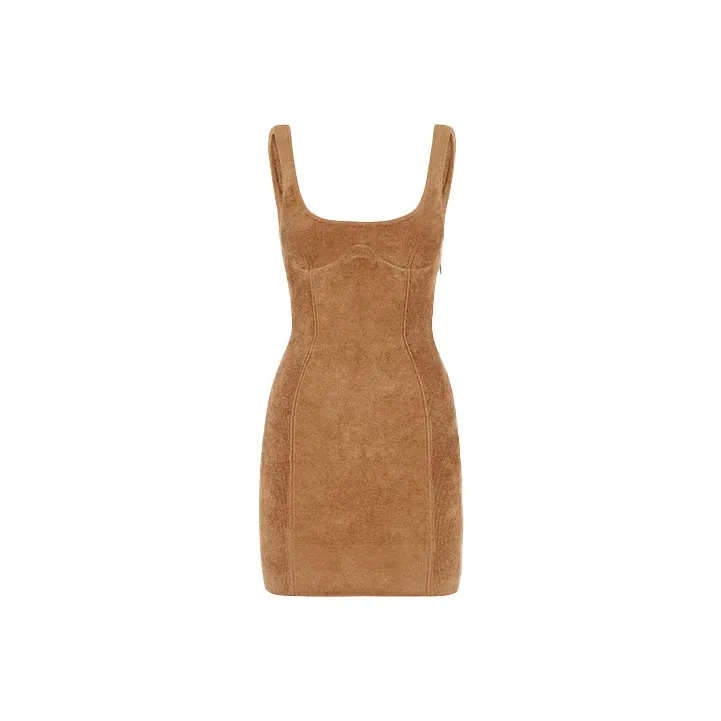 FENDI X Skims Velvet Knit Midi Dress California-0