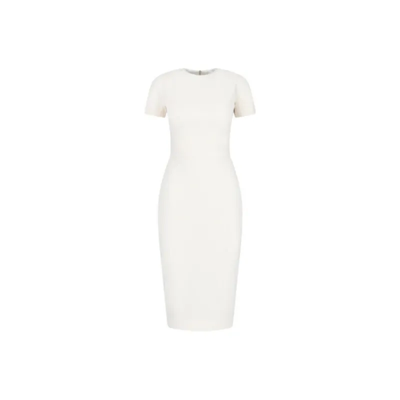 Victoria Beckham Fitted T Shirt Dress-0