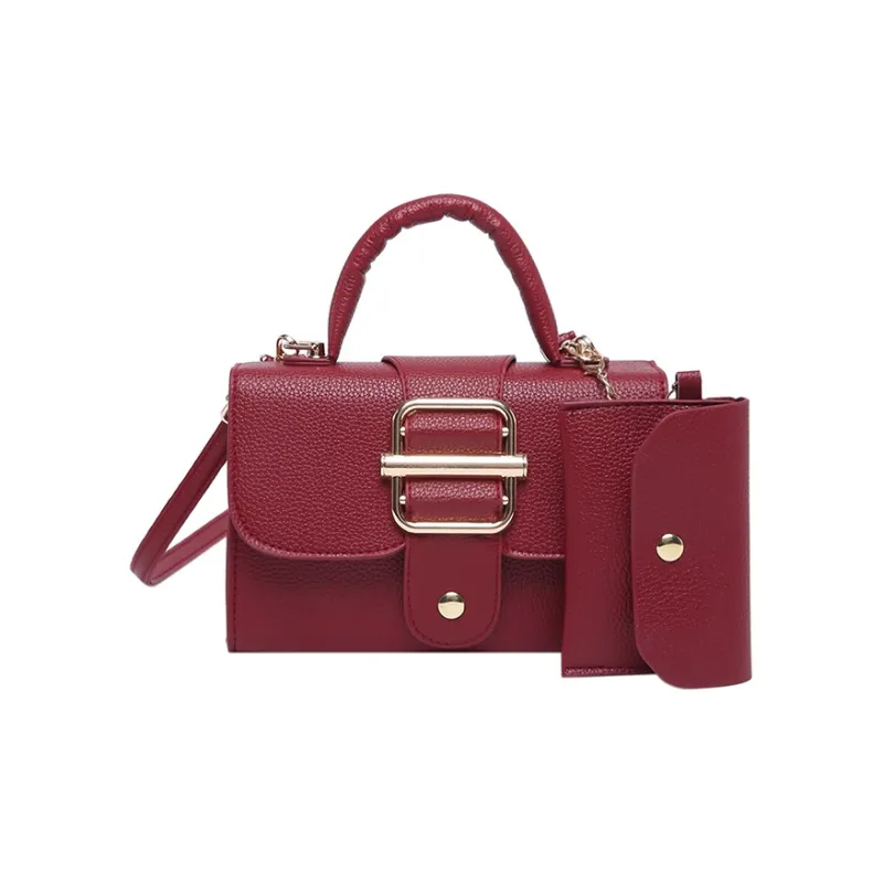 TOUTSEUL YOLO Pu One Shoulder Handbag Women's White/Black/Red/Pink/Brown-10