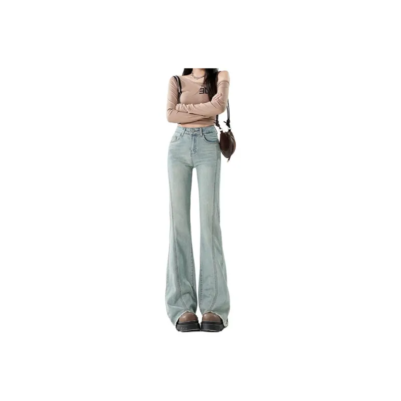 Wen Shan Jeans Women's Light Blue-0