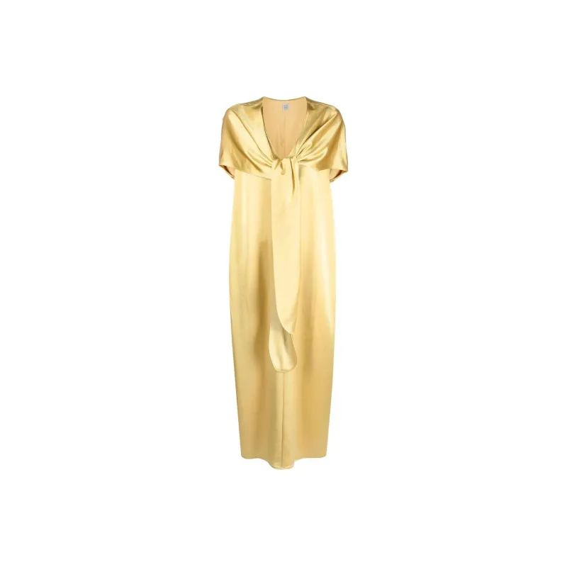 TOTEME Knot-detail Cape Dress-0