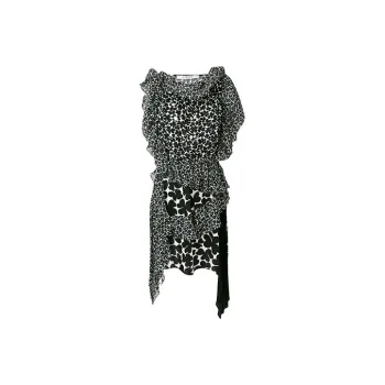 Givenchy Asymmetric Patterned Dress