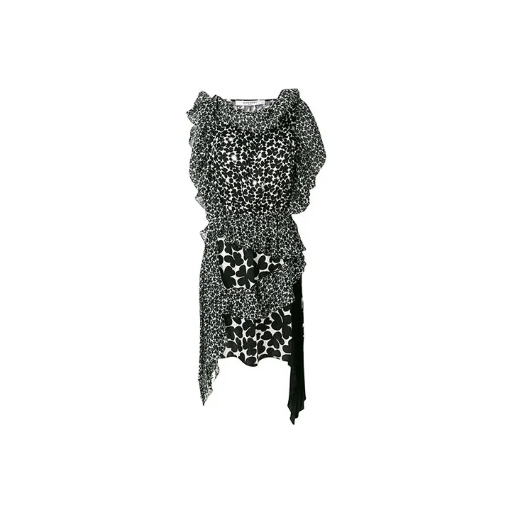 Givenchy Asymmetric Patterned Dress-0