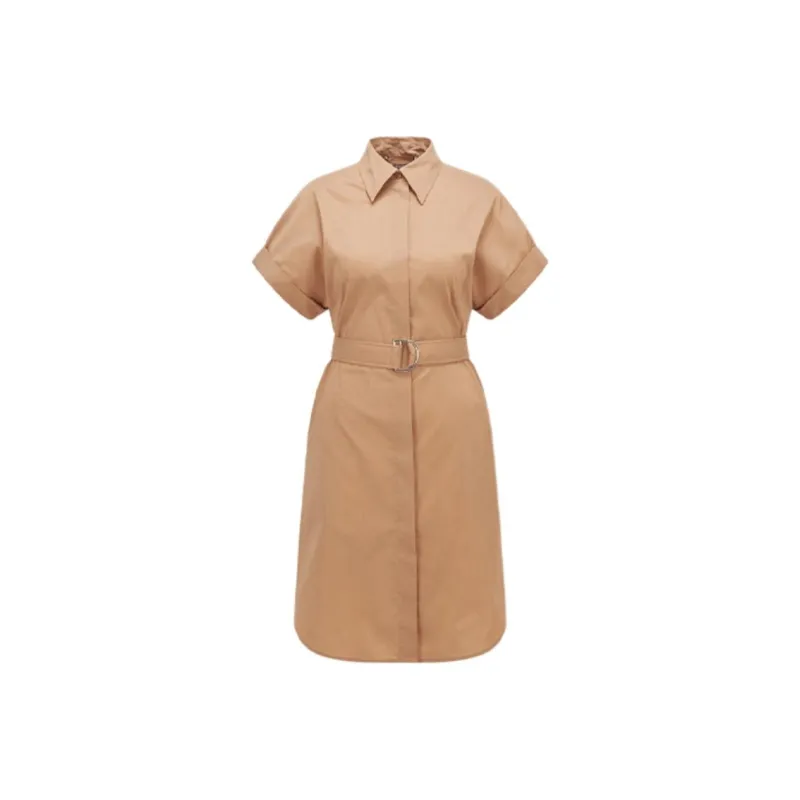 HUGO BOSS Short-Sleeved Dresses Women's Khaki-0