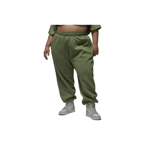 jordan 7.5us Flight Flight Knitted Sports Pants Women's Light Olive