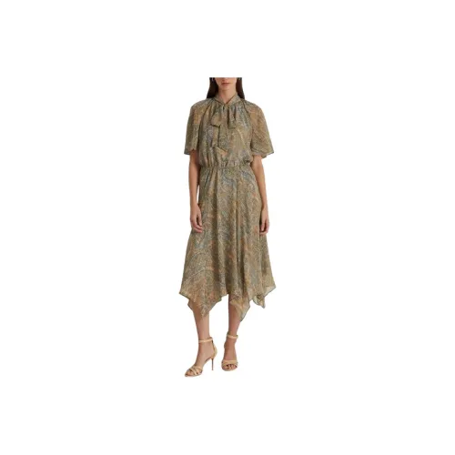 Polo Ralph Lauren Short-Sleeved Dresses Women's Brown