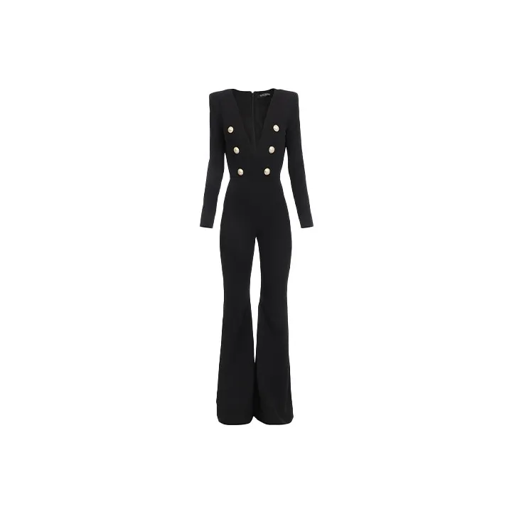 BALMAIN Business Suit Pants Women's Black-0