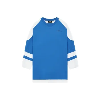 WE11DONE Long Sleeved Dress Women's Blue