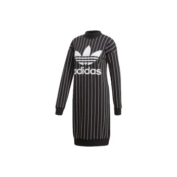 Adidas Originals Long Sleeved Dresses Women's Black