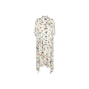 Balenciaga FW22 Long-Sleeved Dresses Women's Multicolor