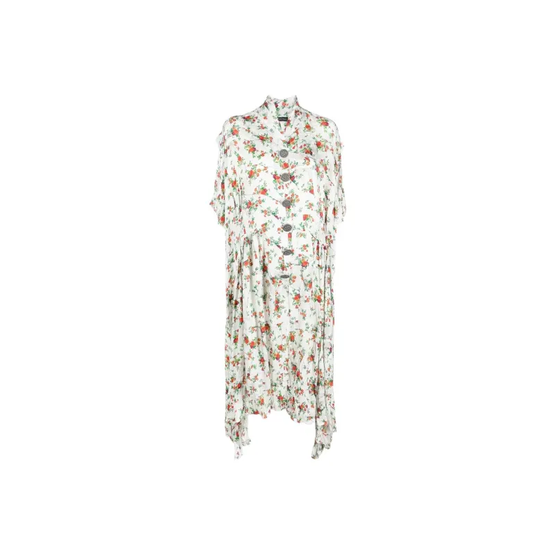 Balenciaga FW22 Long-Sleeved Dresses Women's Multicolor-0