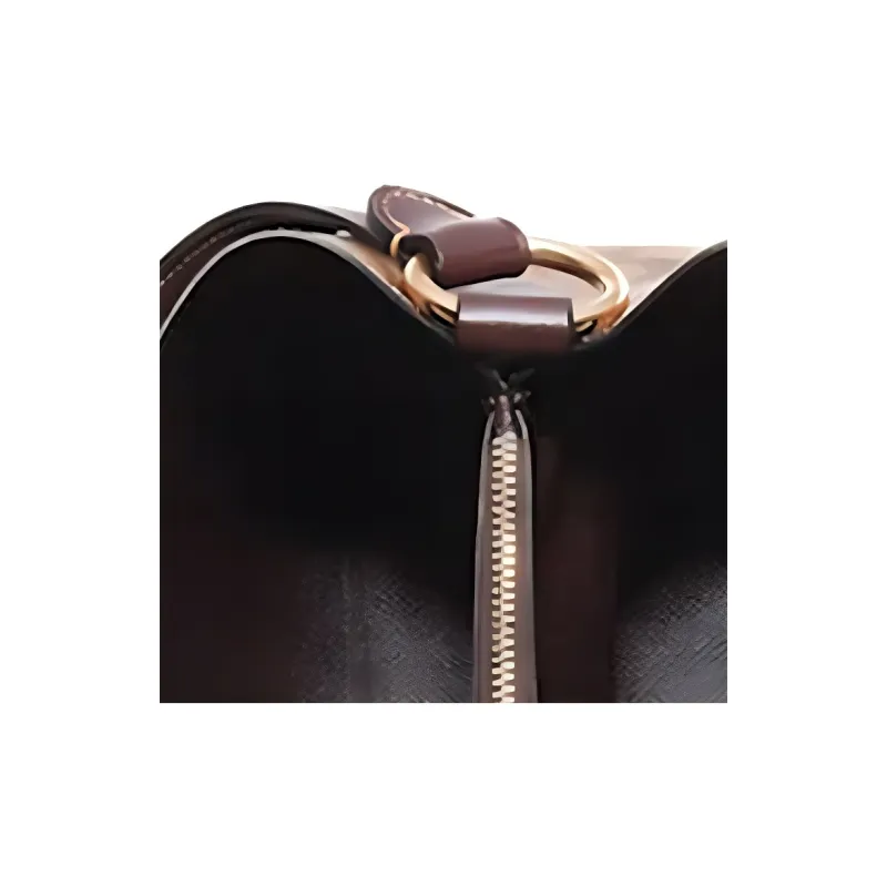 COACH Town Canvas With Leather Bucket Crossbody Bag Medium Size Women's Coffee-4