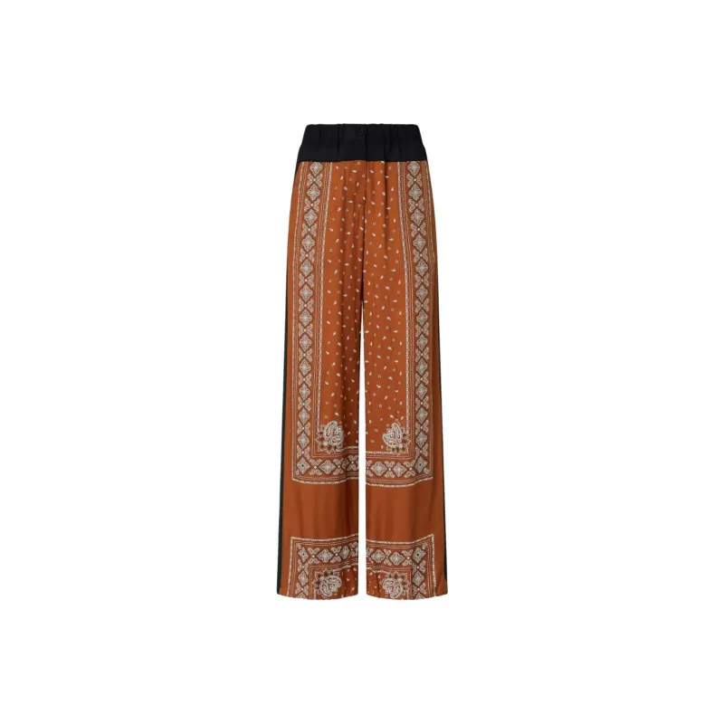 PINKO Bandana print Trousers-0