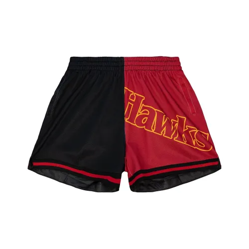 Mitchell Ness Casual Shorts Women's Black Red