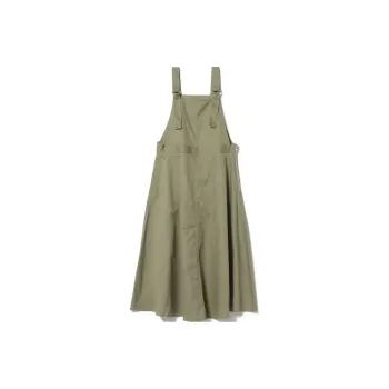 Beams Slip Dresses Women's Olive Green