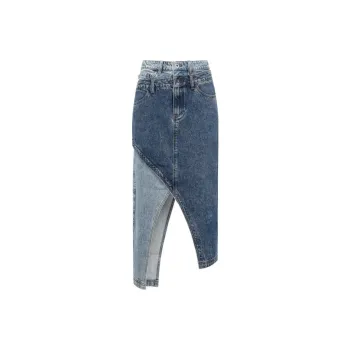 Feng Chen Wang Denim Long Skirts Women's
