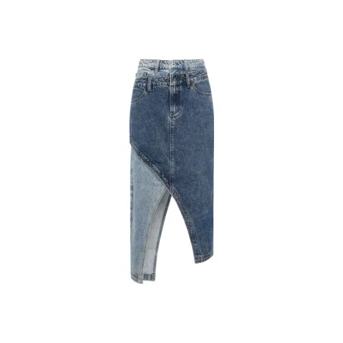 Hla Down Jackets Men Denim Long Skirts Women's
