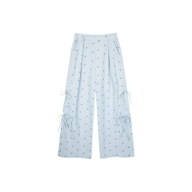 CYNI Casual Pants Women's Blue-0