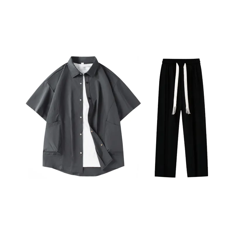 LA'T.WEEKEND Shirt Matching Set Unisex-11