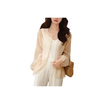 Wbwq Chiffon Shirts Women's Champagne