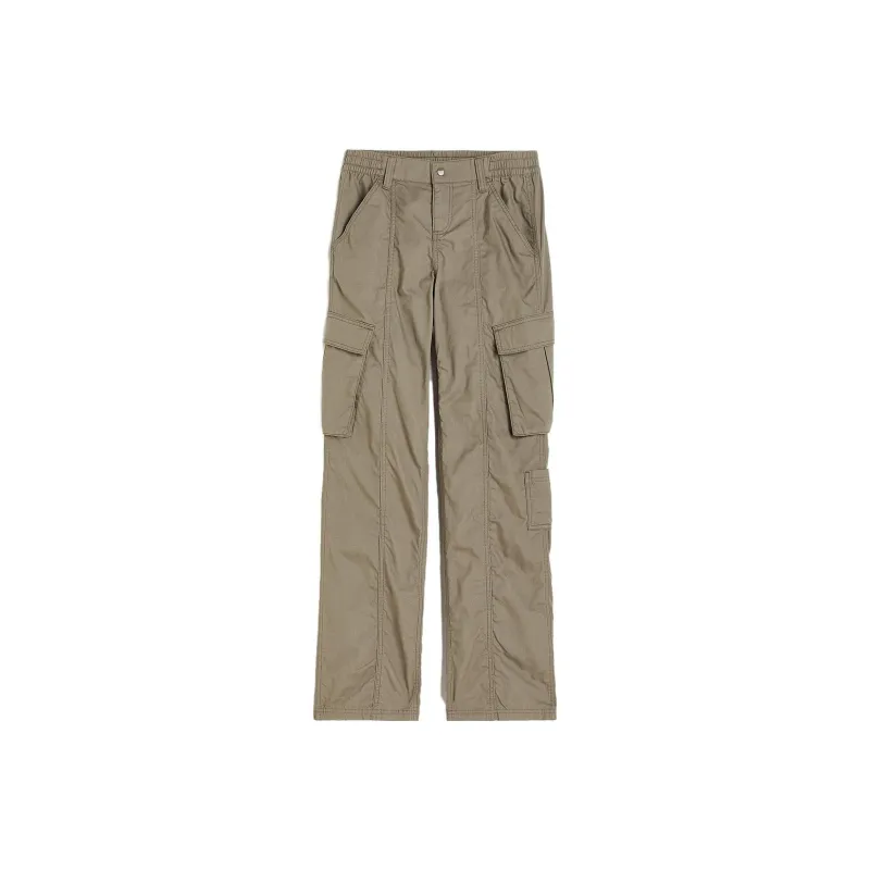 H&M Cargo Pants Women's Khaki Green-0