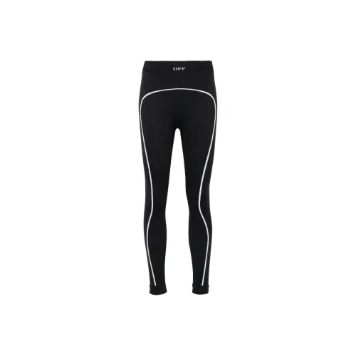 OFF WHITE Logo intarsia Seamless Leggings