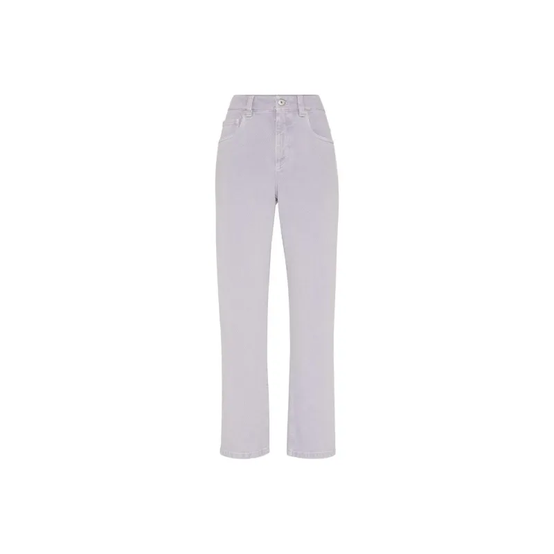 Brunello Cucinelli Logo Patch Flared Jeans-0