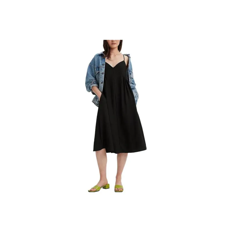 Levis Slip Dresses Women's Black-0