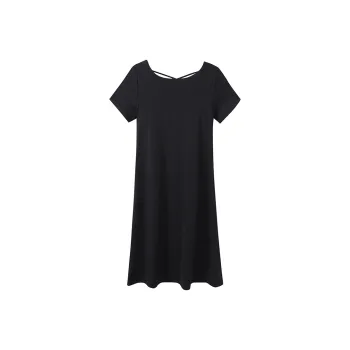 MKBY Short Sleeved Dress Women's Black