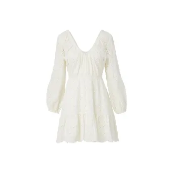 VERONICA BEARD SS24 Long-Sleeved Dresses Women's White