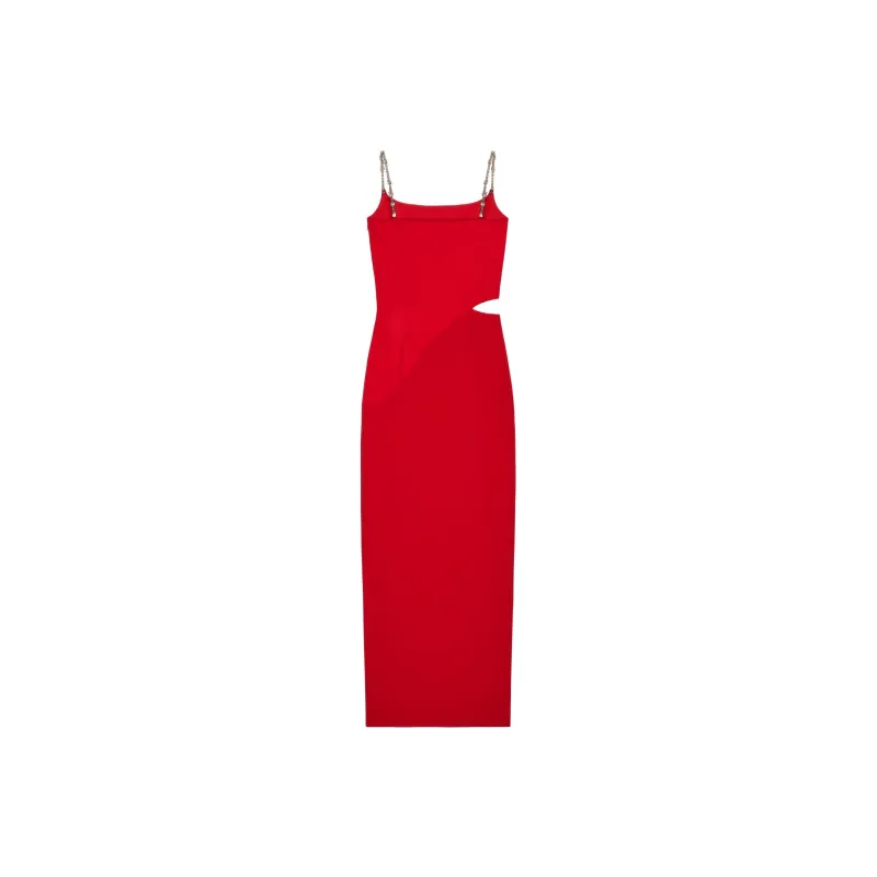 Givenchy Sleeveless Dresses Women's Red-0