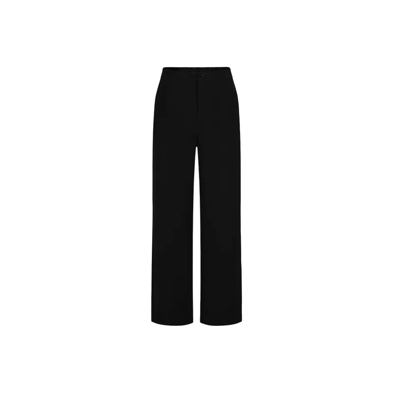 JZ. ANNAKRO Casual Pants Women's Plain Black-0