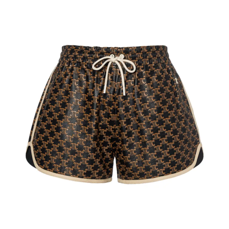 CELINE Casual Shorts Women's Caramel-0