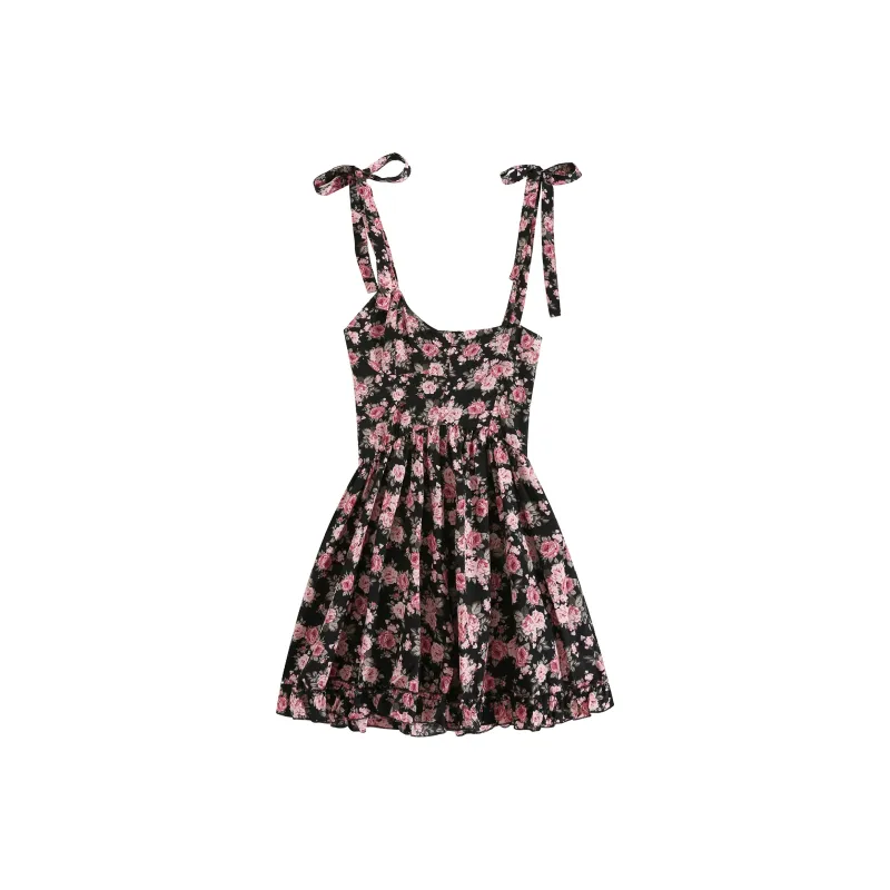 Adeworn Slip Dress Women's Black-0