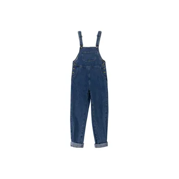 SOON FLOWER Overalls Spring Summer Women's Blue