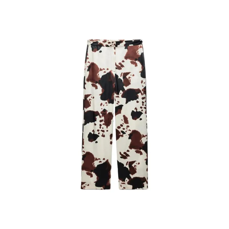 ZARA ZW Series Casual Pants Women's Brown-0