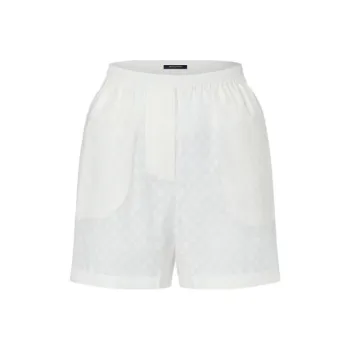 LOUIS VUITTON Monogram Fil Coupé Pajama Shorts