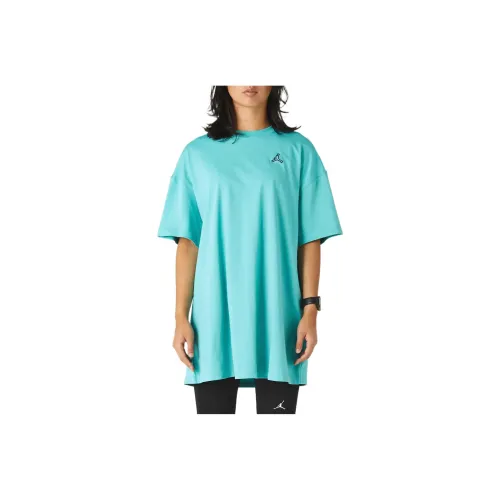 JORDAN Essentials Short Sleeved Dresses Women's Turquoise