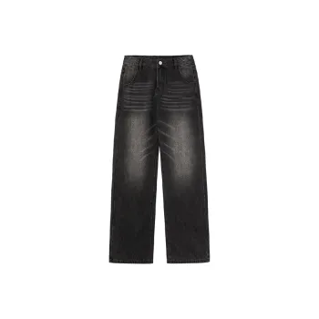 Checkitout Jeans Unisex Hidden Forest Denim Black