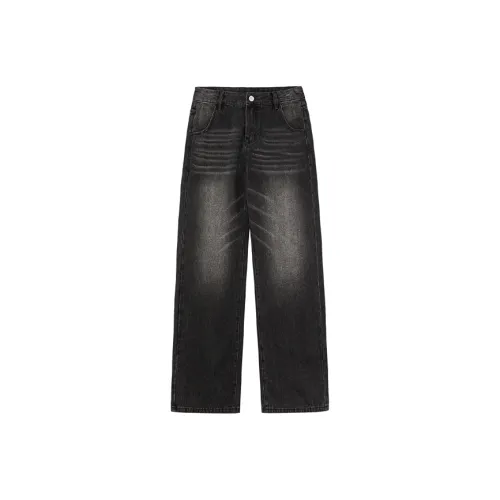 Checkitout Jeans Unisex Hidden Forest Denim Black