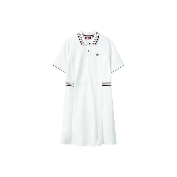 FILA Short Sleeved Dresses Women's White-0