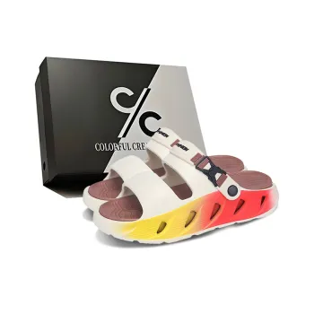 Colorful Creations Beach Sandals Men's Box
